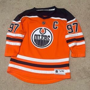 Youth Size L/XL Connor McDavid Jersey